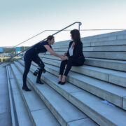 Making Of vom Fotoshooting mit Finanzexpertin Diana Wolf